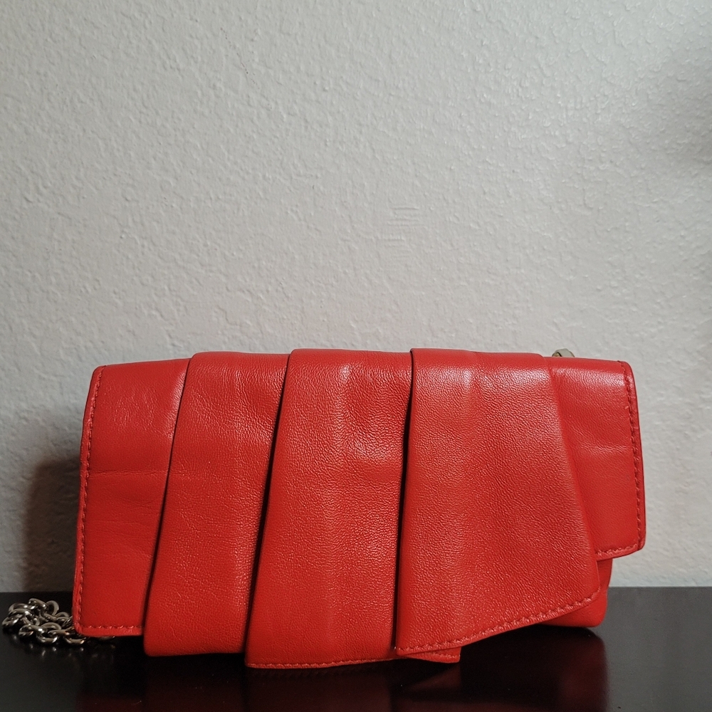 Henri Bendel  soft  leather clutch - Picture 2 of 15